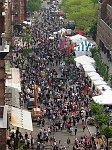 Tribeca Film Festival Street Fair on Greenwich Street